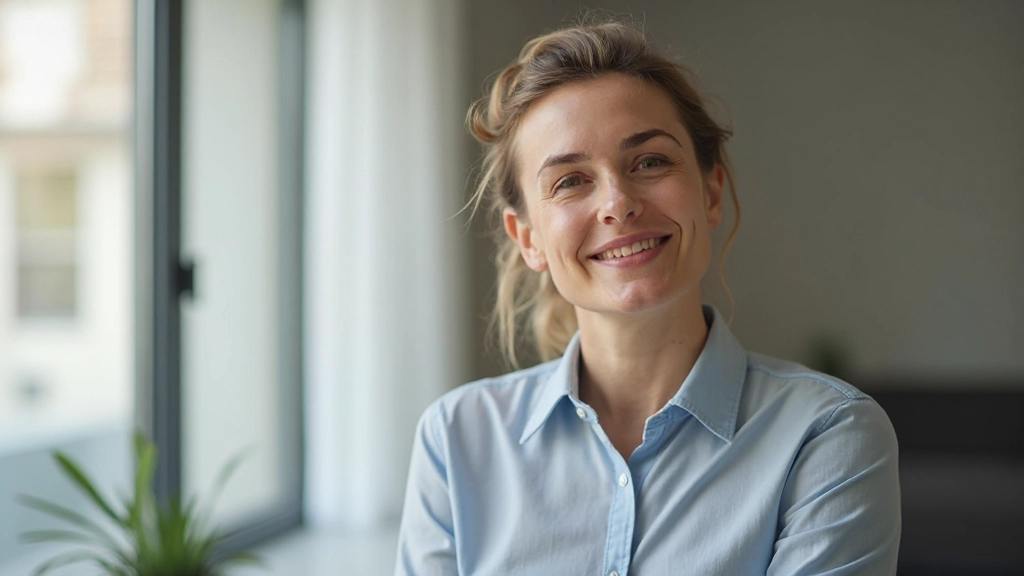 Instructeur toont correct mondgebruik voor Nederlandse vokalen tijdens persoonlijke les